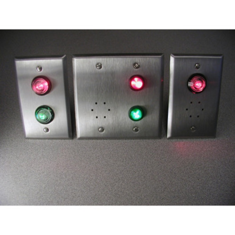 Dortronics Dortronics 7201xL1R-HWR Water Proof High Intensity 1 Red LED Single Gang Plate