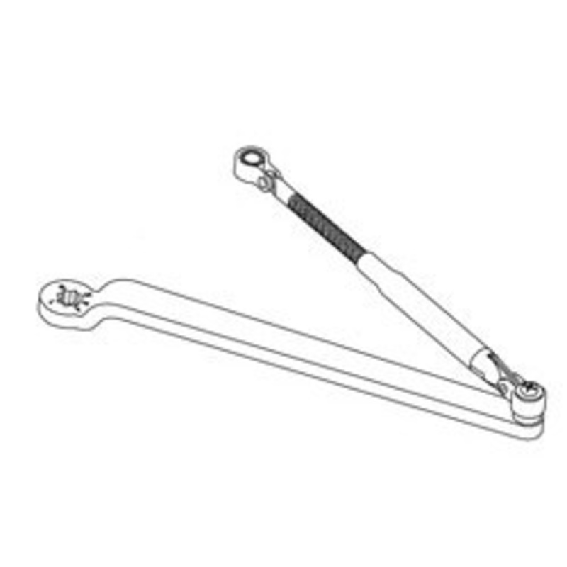 Yale 400-1 689 Regular Arm Assembly, Non-Hold Open, 51, 3000, 4400 Series, Aluminum