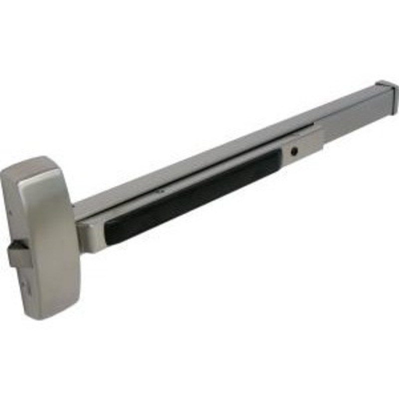 Sargent 5556-8813F 32D Grade 1 Rim Exit Bar, Wide Stile Pushpad, 36 Device, Classroom Function, Electric Latch Retraction, Request to Exit Switch, Less Dogging, Satin Stainless Steel Finish, Field Reversible