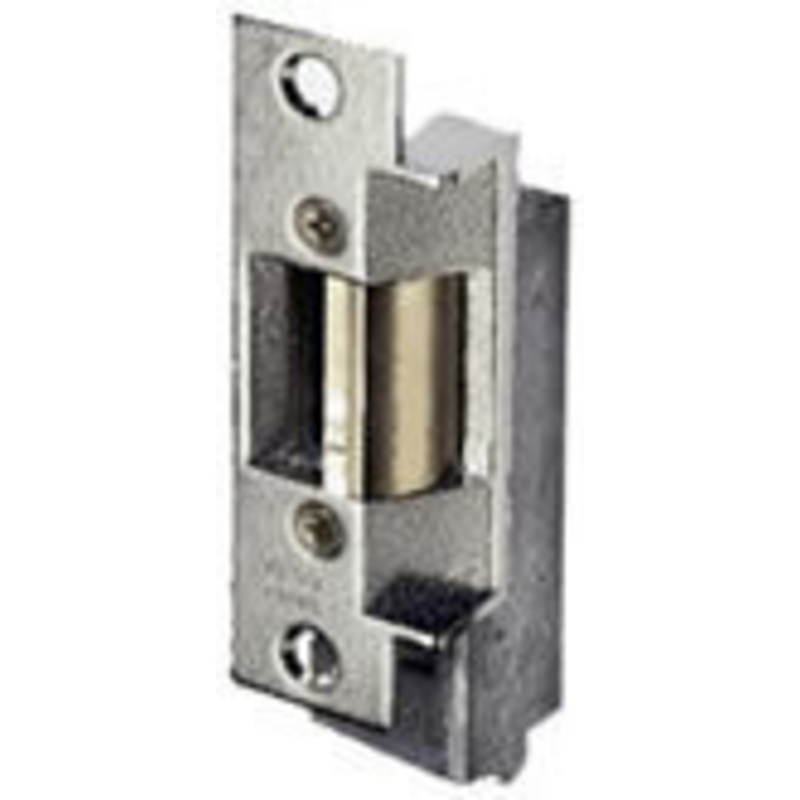 Trine 012CRS-24DC Electric Strike for Cylindrical Lock in Satin Chrome Fail Safe
