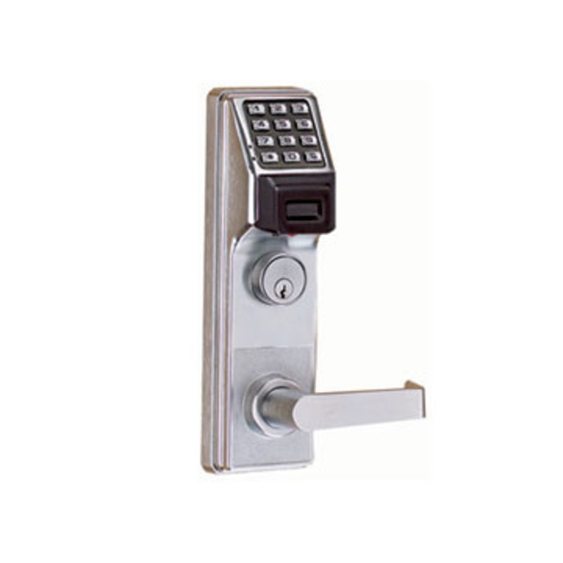Alarm Lock ETPDLS1G-26DNS8 Trilogy Exit Trim Prox Reader with Keypad Straight Lever – Sargent in Satin Chrome