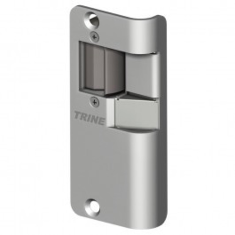 Trine 3458-12DC-32D-R 3000 Series 4-5/8 Elec Strike in Satin Stainless Steel