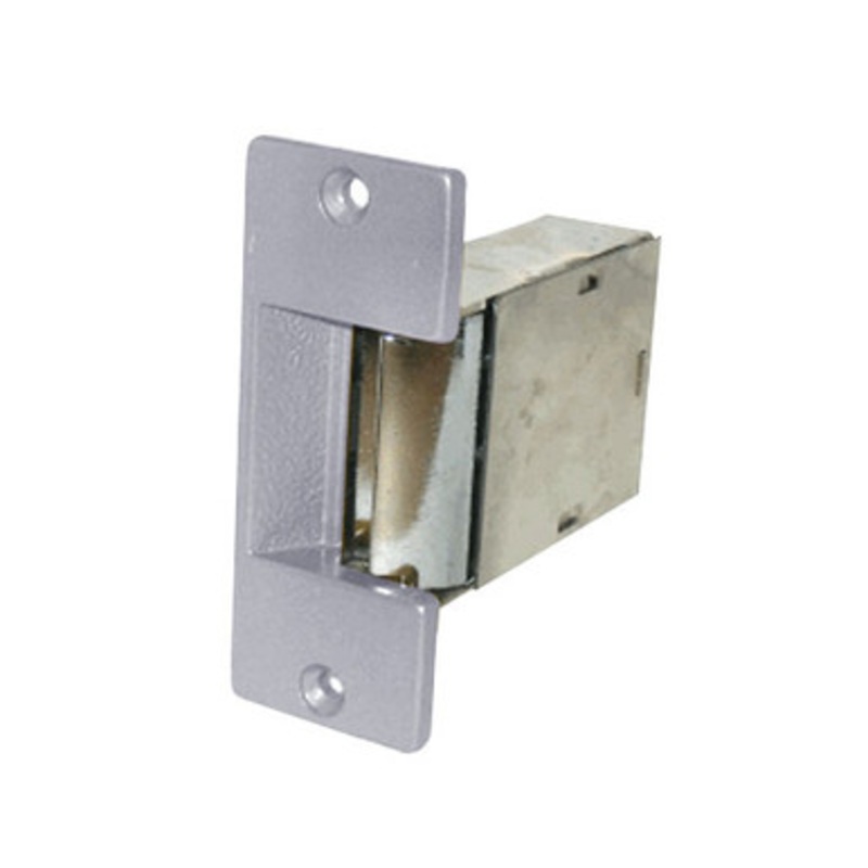 Trine S005CRS-12DC Electric Strike, 12VDC, Fail Safe, 3-1/2 x 1-3/8, Satin Chrome