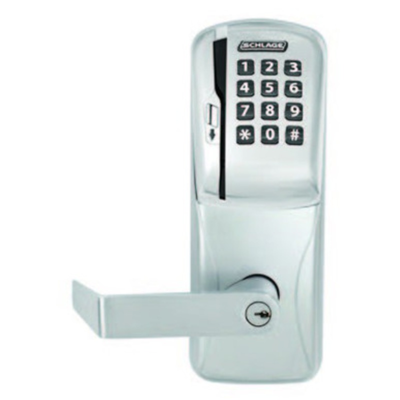 Schlage CO-200-CY-70-MSK-PD Offline Cylindrical Classroom/Storeroom Magnetic Stripe/Keypad Electronic Lock (Standard Cylinder)