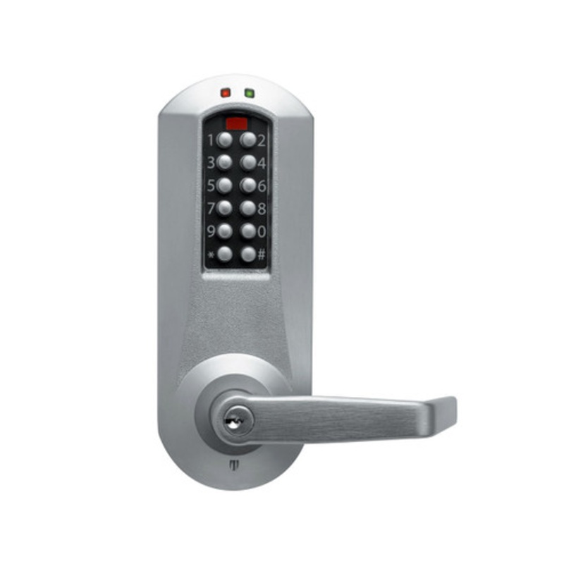 Dormakaba Eplex E5010XS E-Plex 5000 Series Exit Trim for Panic Device with Schlage Key override Included