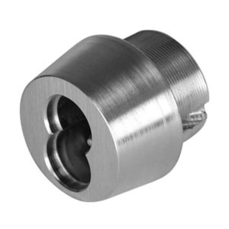 General Lock Mortise Cylinder Shell (Housing), 1-3/8, for 7-Pin SFIC H1061Core, Tapered, 26D Satin Chrome Finish, Adams Rite Cam