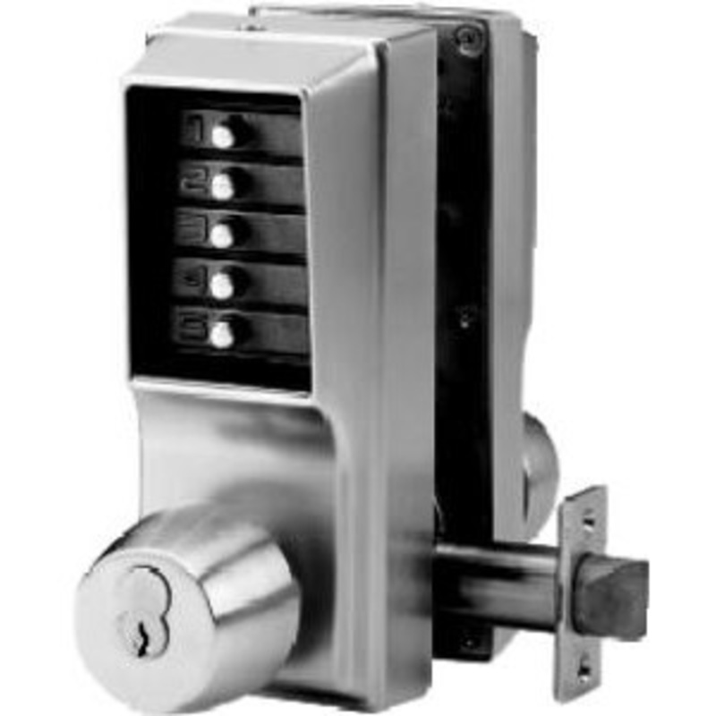 Dormakaba Simplex EE1021R/EE1011 Knob Mechanical Pushbutton Lock Both Egress Key Override Sargent Prepped on one end