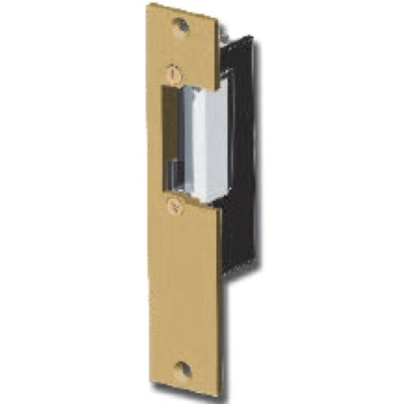 Trine 2001C-24DC Electric Strike for Cylindrical Lock in Satin Chrome