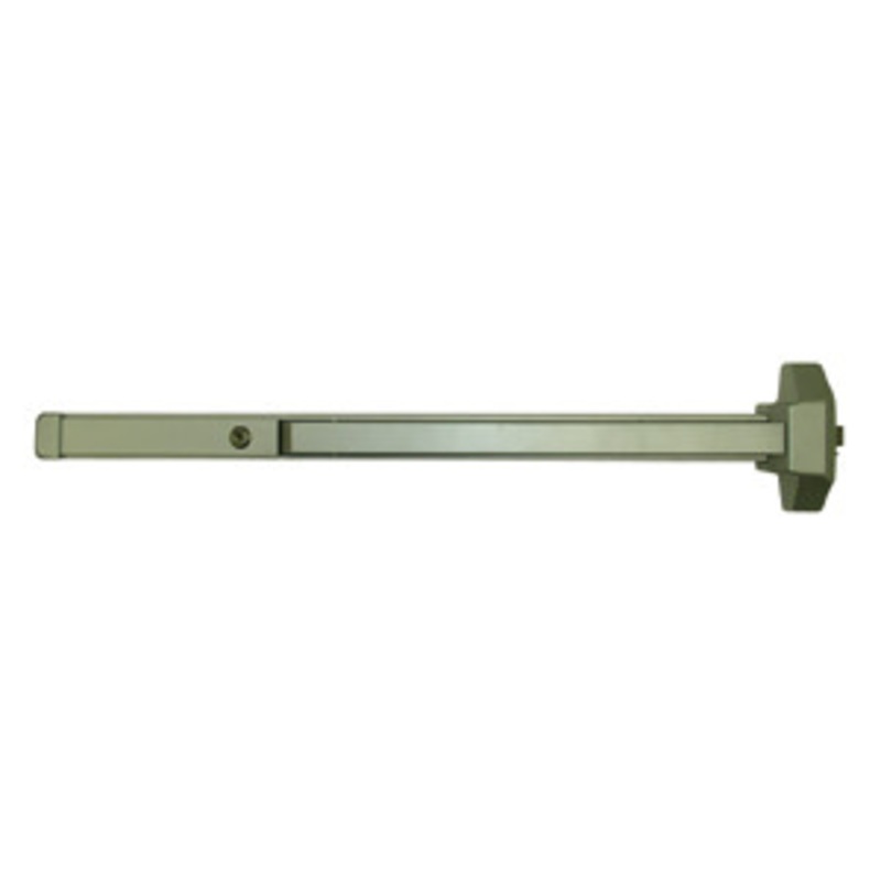 General Lock Exit Device, Rim Type, Exit Only (No Outside Trim Included), Panic, 36 Door Width, Sprayed Duronodic Finish