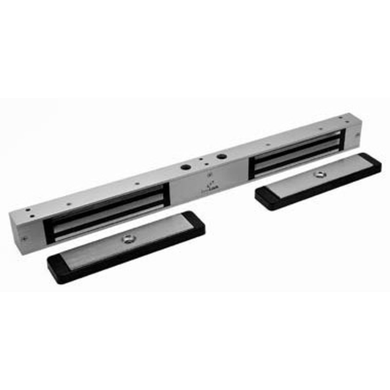 DynaLock 2522-DSM2-DYN2 Double Out swinging Door Electromagnetic Lock w/ Door Status Switch & Dynastat Force Sensor
