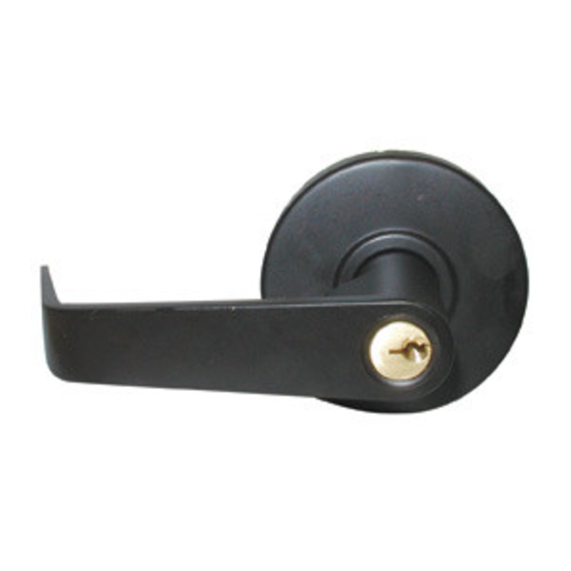 General Lock Entry Lock, S Lever Design, 2-3/4 Backset, Schlage C Keyway, ANSI Strike, Grade 2-4