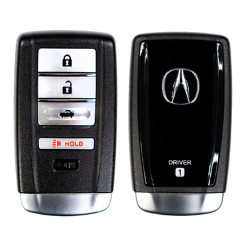 Acura 4 Button Driver 1 Smart Key KR5T21, 72147-TGV-A01, 433 MHz – New, OEM