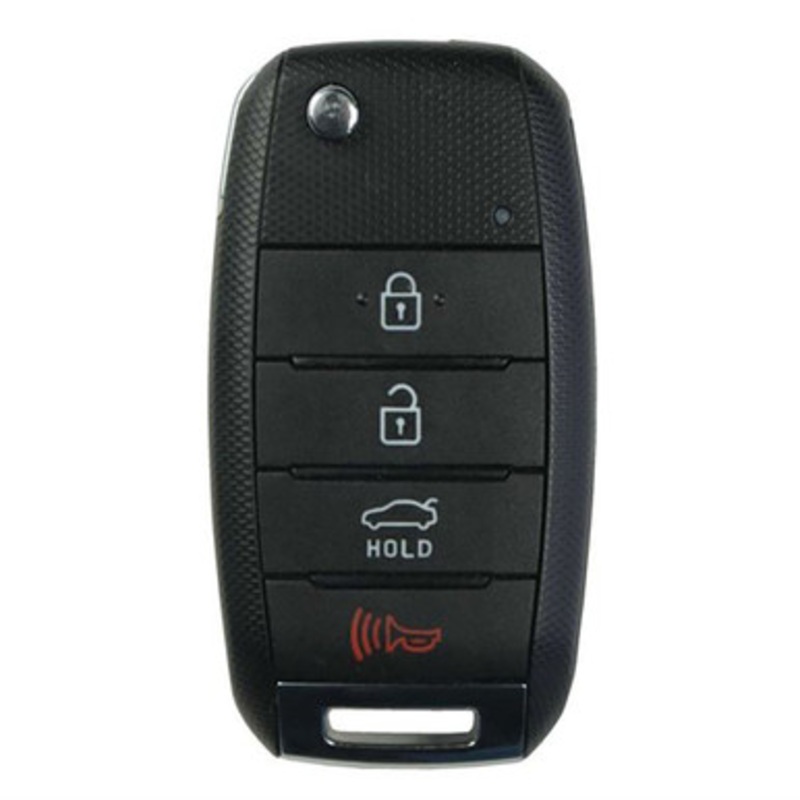 Locksmith Essentials Replacement Kia 4 Button Remote Head Key, Non-Transponder, SY5JFRGE04, 95430-D4010, 433MHz, Aftermarket