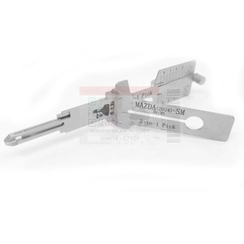 ORIGINAL LISHI – 2024+ Mazda CX-30 2-In-1 Pick & Decoder MAZDA2024-SM / 10-Cut / Door / Boot, Anti-Glare