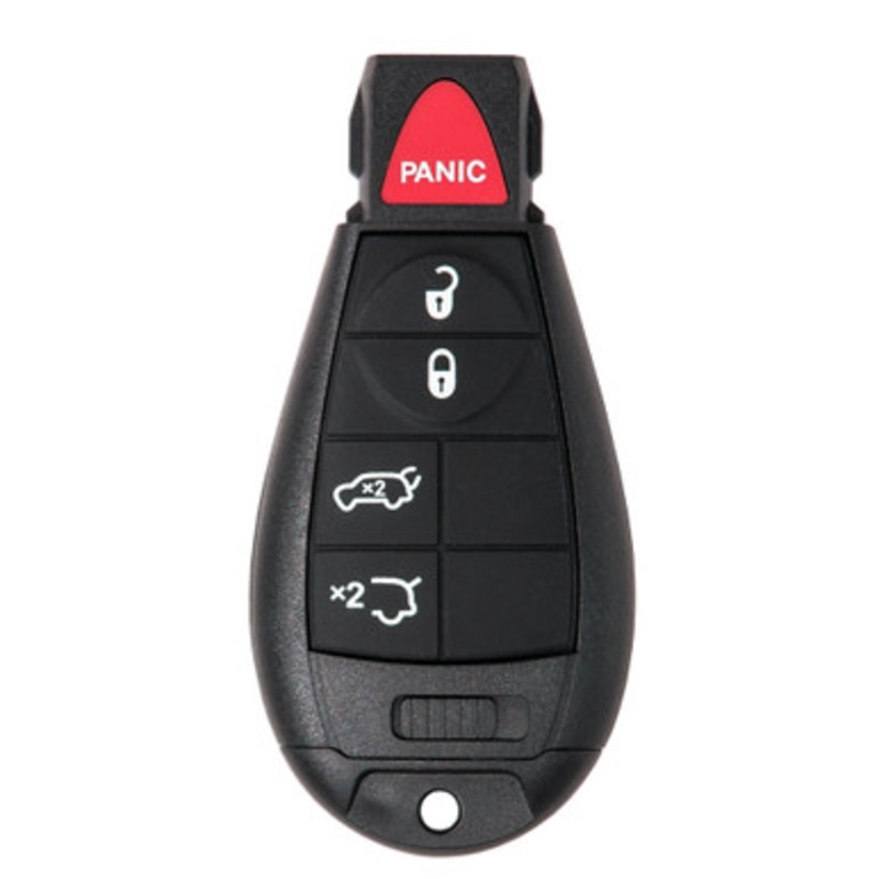 Keyless2Go Jeep 5-Button Smart Key, IYZ-C01C 68051665AF 433 MHz, Premium Aftermarket