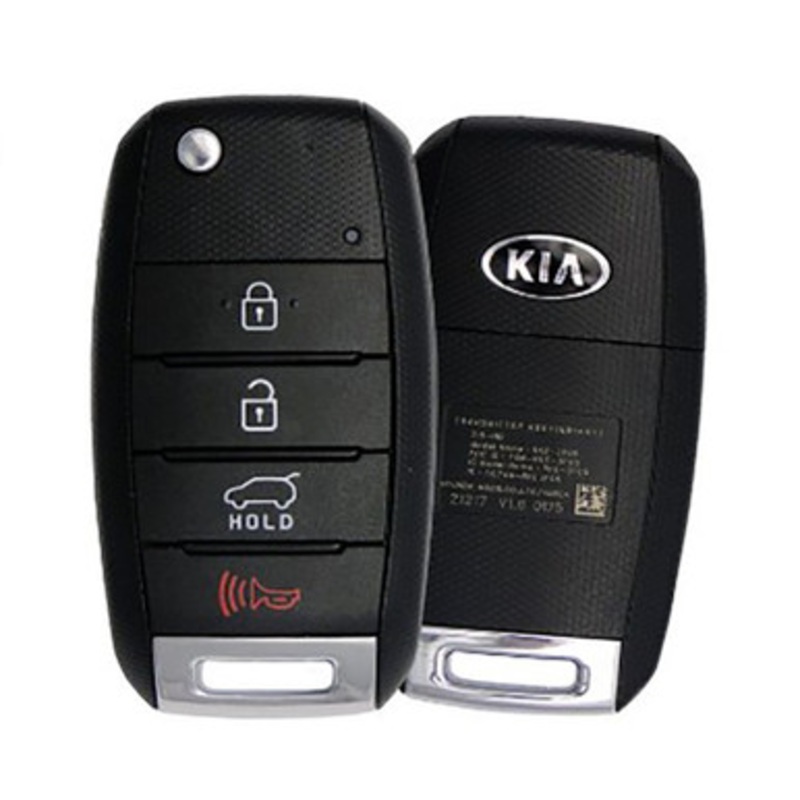 Kia 4 Button Non Transponder Remote Flip Key TQ8-RKE-3F05, 95430-1U500, 315 MHz – Refurbished, Grade A