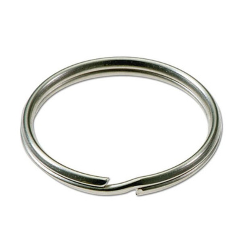 LUCKY LINE 77000 SPLIT KEY RINGS 2 NICKEL PLATED – 50 PCS – DISPLAY BOX