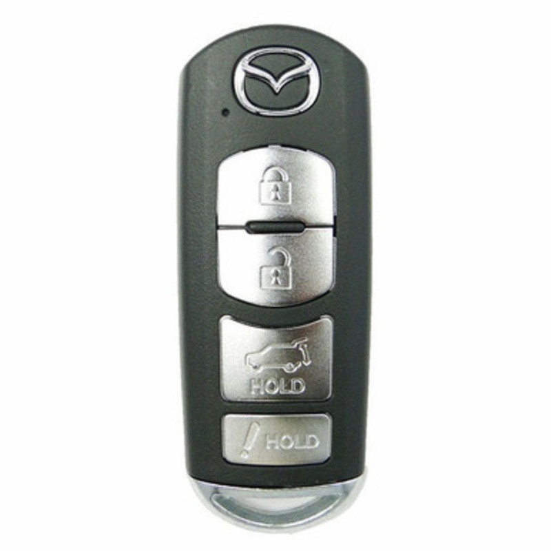 Mazda 4 Button Smart Key WAZSKE13D02, TK52-67-5DY, 315 MHz – New OEM
