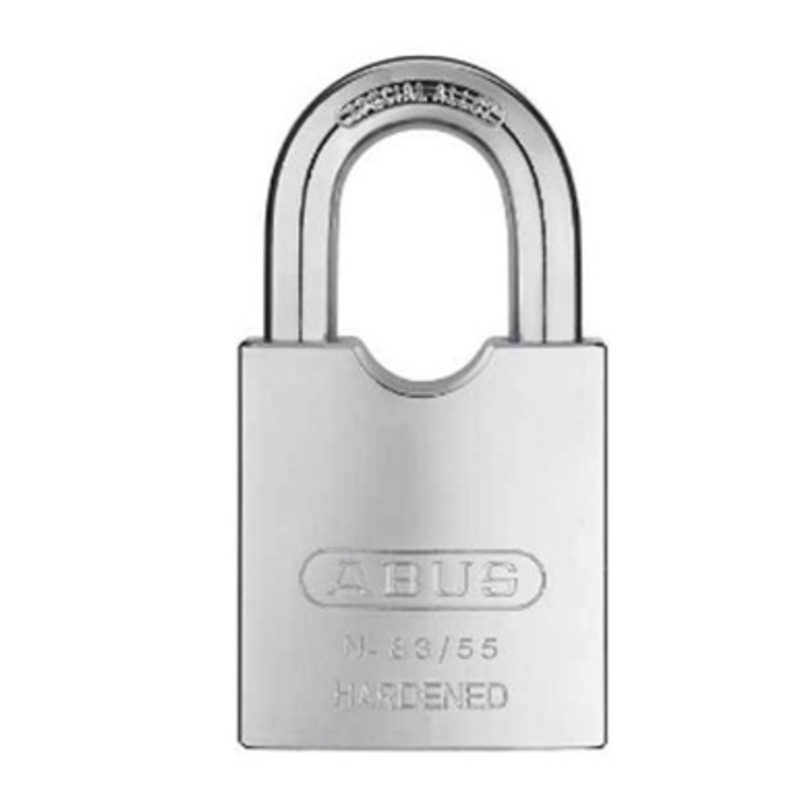 ABUS – 83/55-300 – HARDENED STEEL PADLOCK – S2 – SCHLAGE C – 5/6 PIN – REKEYABLE – 2-11/64 WIDTH