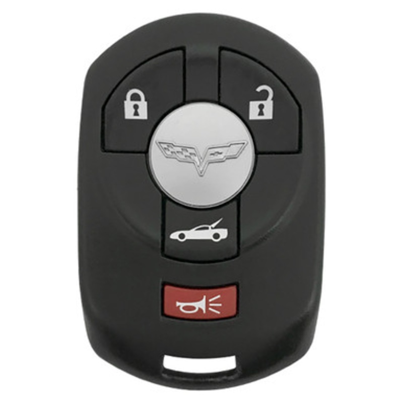 Chevrolet Corvette 4 Button Driver 1 Remote M3N-65981403, 10372541, 315 MHz – Refurbished, Grade A