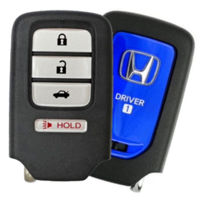 Honda 4-Button Smart Key Driver 1 ACJ932HK1210A 72147-T3W-A11 315 MHz, Refurbished Grade A