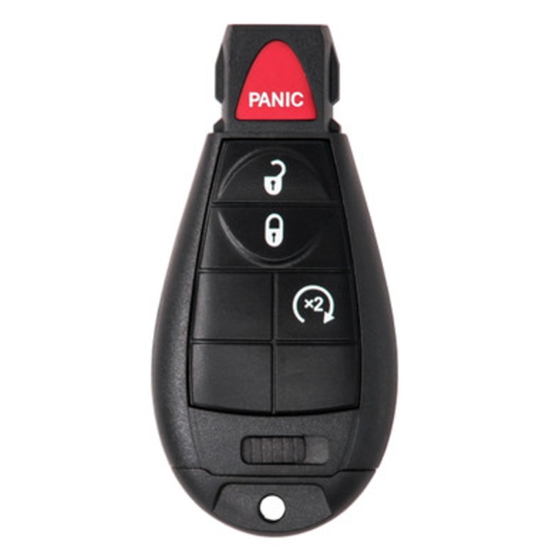 Keyless2Go RAM 4 Button Fobik Remote Key With Durashell Technology GQ4-53T, 56046955, 433 MHz – Premium Aftermarket
