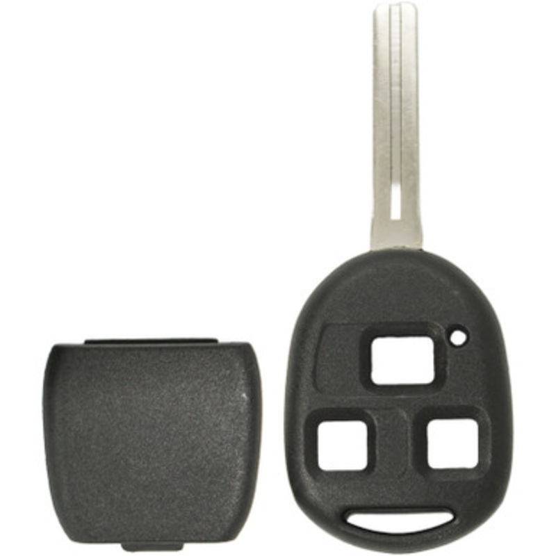 Keyless2Go Rugged 3 Button Remote Head Key Shell for Lexus – Long Blade