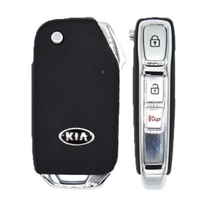 Kia 3 Button Remote Remote Flip Key NYOSYEC4TX1907, 95430-Q5400, 433 MHz – Refurbished, Grade A