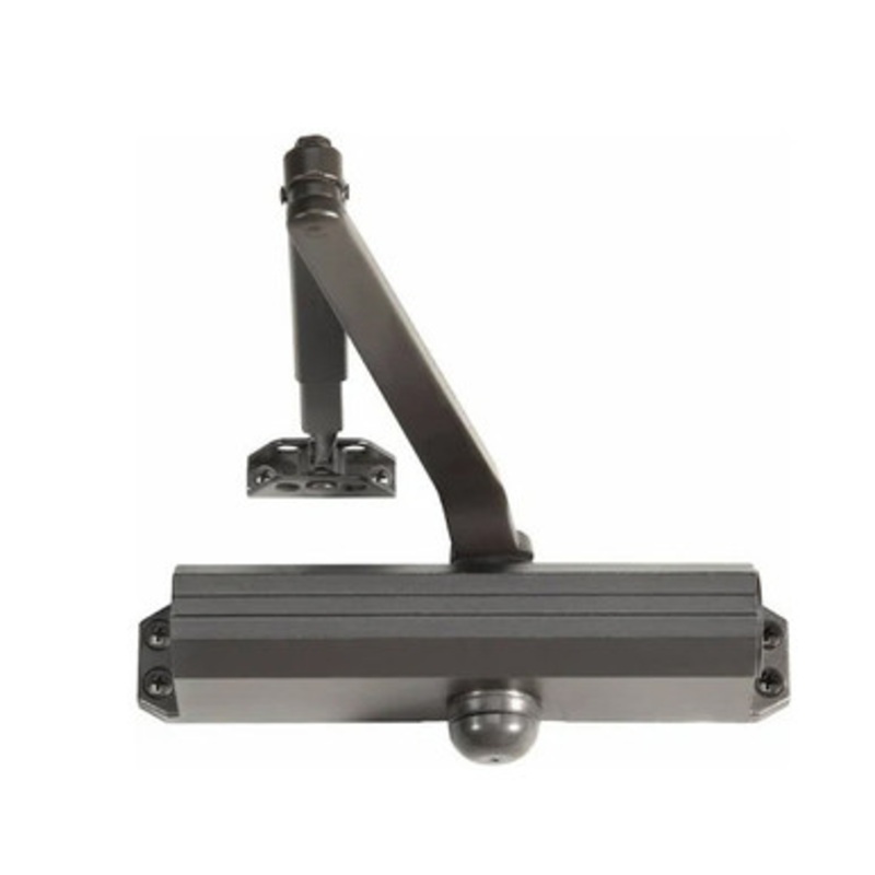 Norton 1601 Tri-Packed Manual Door Closer PA Bracket/Regular/Top Jamb Adjustable Size 1-6 Fire Rated – Grade 1 (Dark Bronze)