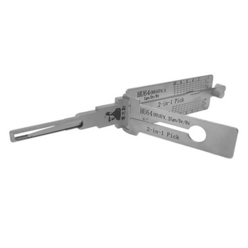 Original Lishi HU64-8910-AG – HU64 Pick and Decode All 8, 9 and 10 Cuts Locks