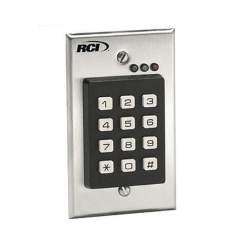 RCI 9212I Standalone Keypad For Single Gang Flush Mount Applications – Interior