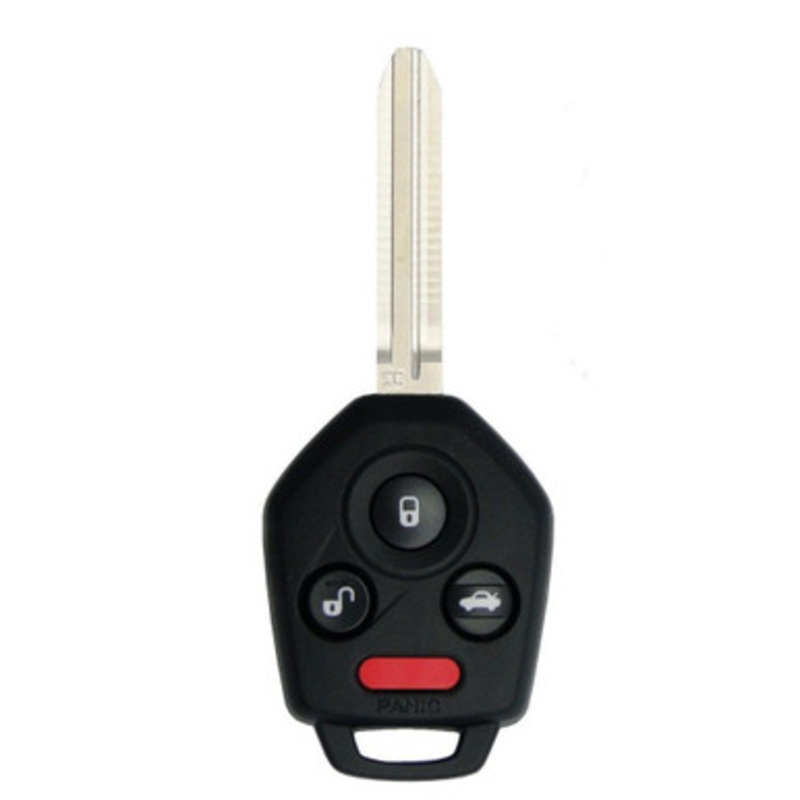 Subaru 4 Button Remote Head Key H Chip, CWTB1G077, 57497-SJ051, Gray Pod – Refurbished, Recased
