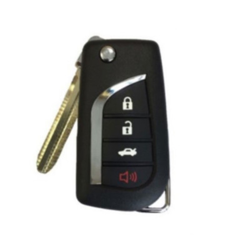 Toyota 4 Button 4D67 Chip Remote Flip Key GQ43VT20T, 315 MHz – Aftermarket
