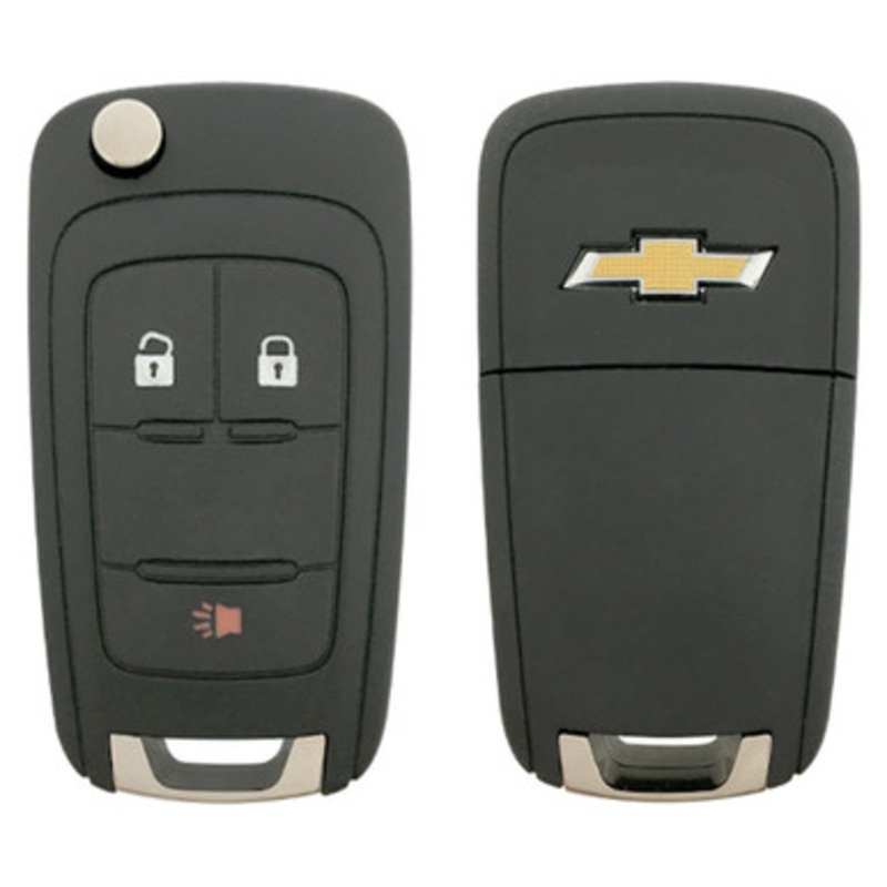 Chevrolet 3 Button Flip Key OHT01060512, 20873621, 315 MHz – Refurbished, Grade A