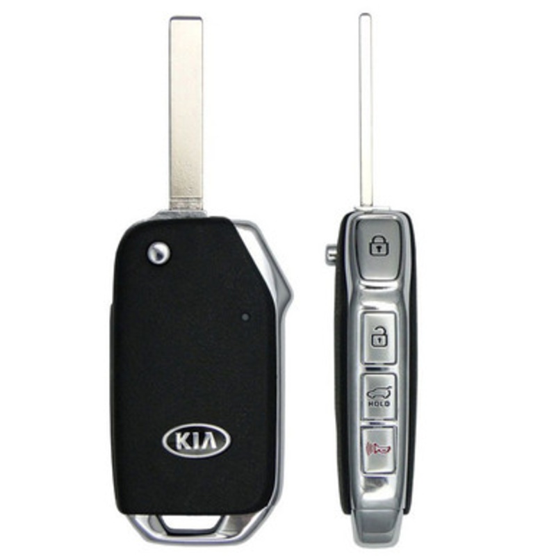 Kia 4 Button Remote Flip Key SY5SKRGE04, 95430-K0000, 433 MHz – Refurbished, Grade A