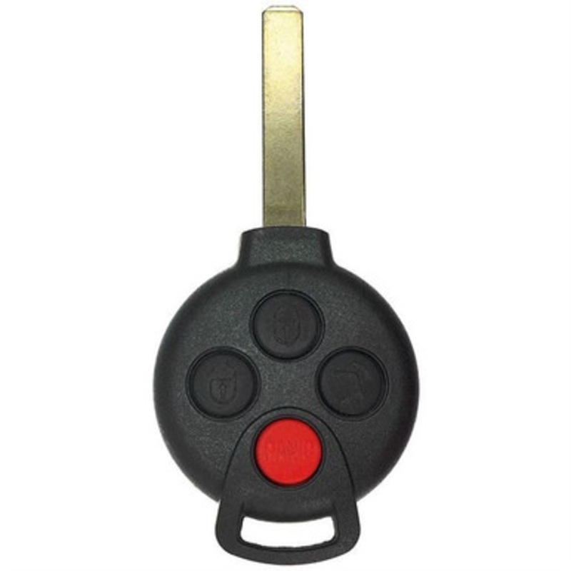 Mercedes/Smart 4 Button Remote Head Key KR55WK45144 451-820-37-97 – Refurbished Recase