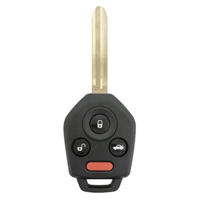 Subaru 4 Button Remote Head Key CWTB1G077 / 57497-AL37A / G Chip – Gray Pod – Refurbished Recase 182377