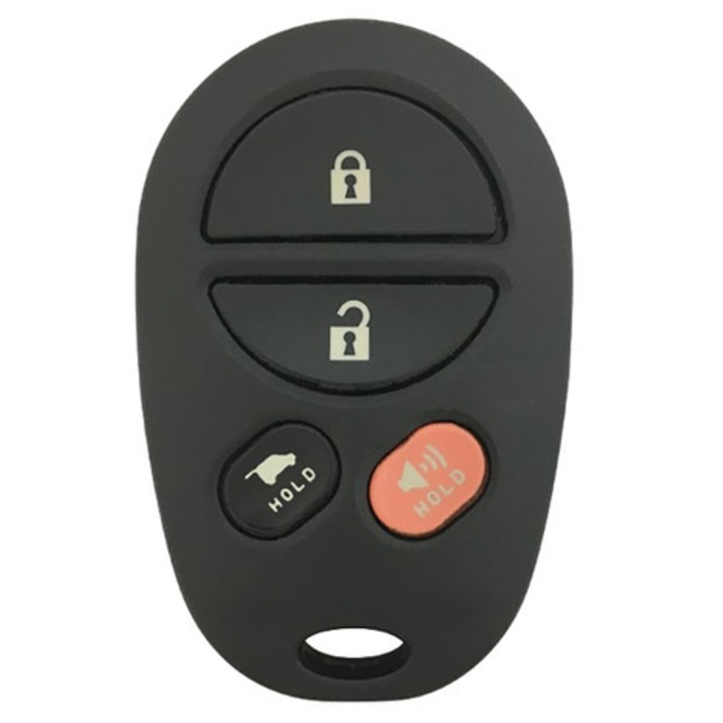 Toyota 4-Button Remote GQ43VT20T 89742-0C040 315 MHz, Refurbished Recase