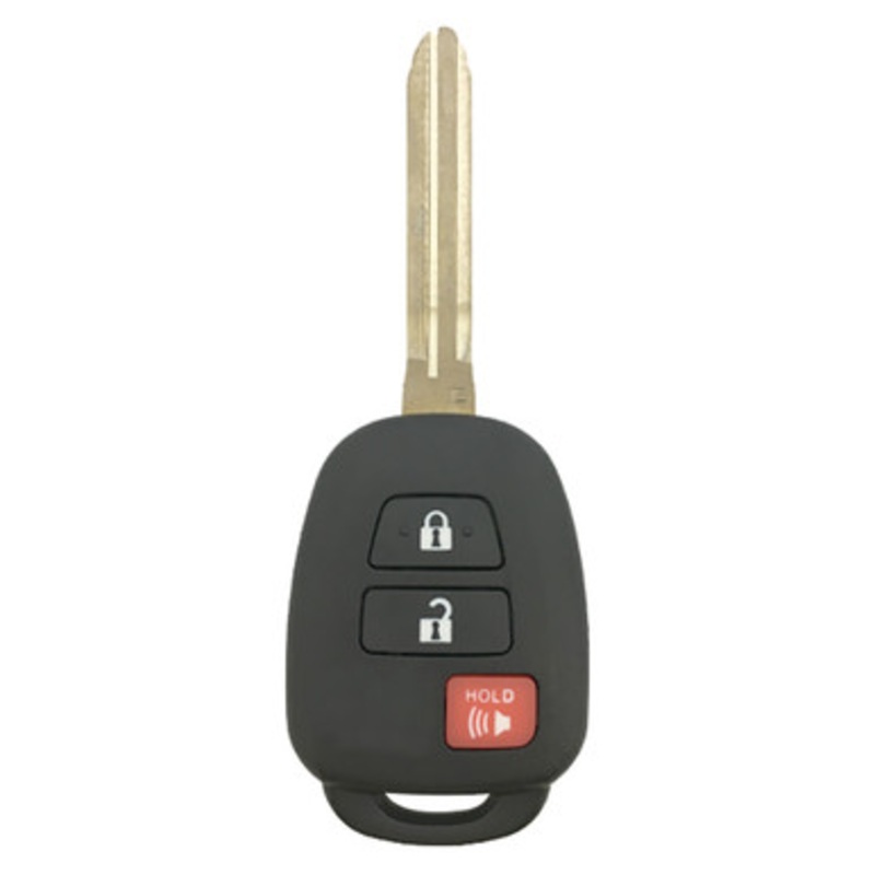 Toyota Keyless Entry 3 Button Remote Key Combo for GQ4-52T H Chip, Refurbished Recase