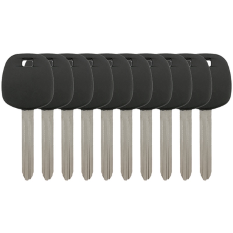 Toyota TOY43AT4 Transponder Key, Chip Texas ID 4C, 10 Pack