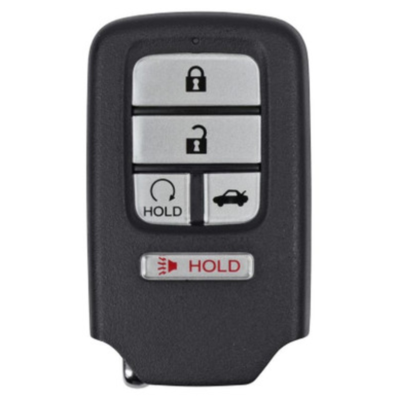 Honda 5 Button No Memory Smart Key ACJ932HK1310A, 72147-T2G-A31, 433 MHz – Aftermarket