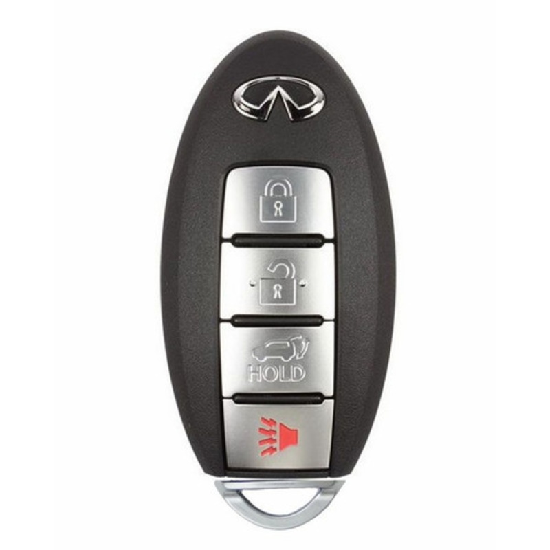 Infiniti 4 Button Proximity Smart Key KR5S180144014 (IC 014), 285E3-9NB4A, 433 MHz – Refurbished, Grade B