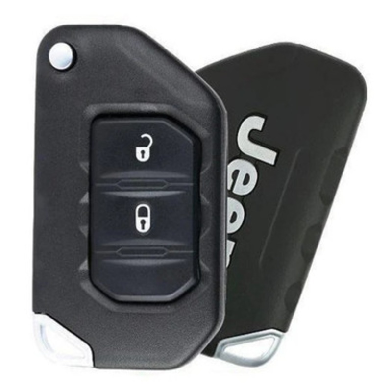 Jeep 2 Button Proximity Flip Key OHT1130261, 68416786AB, 433 MHz – New, OEM