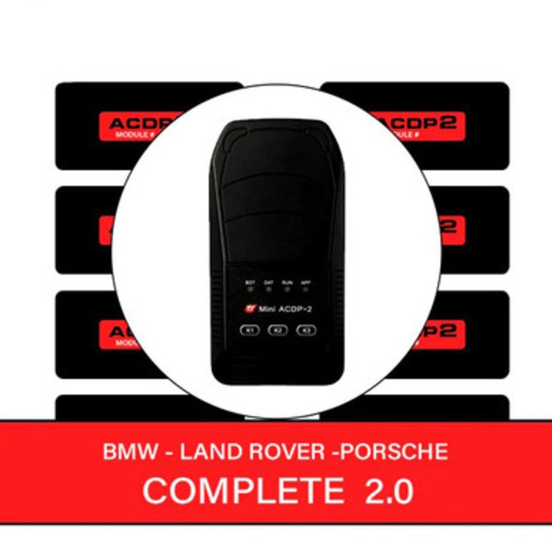 Mini ACDP Key Programmer – Gen 2 -Complete Package BMW JLR Porsche Package – Includes Modules 1, 2, 3 + Land Rover / Jaguar BCM + Porsche BCM