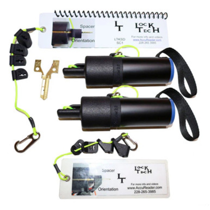 Accureader LTKSD2-2Xcase – 2 LT Kwikset SmartKey Decoders 2.0 / One of KW1 and One of SC1 Key Profiles / Accessories & Protective Carry Case