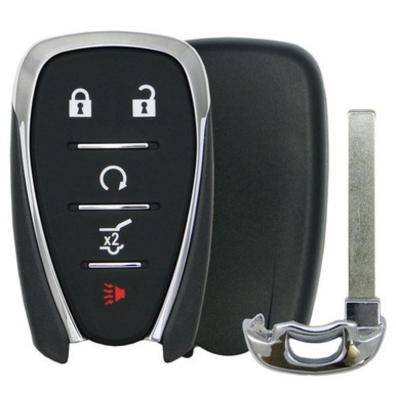 Chevrolet 5-Button Smart Key HYQ4ES 13530713 433 MHz, Refurbished Recase