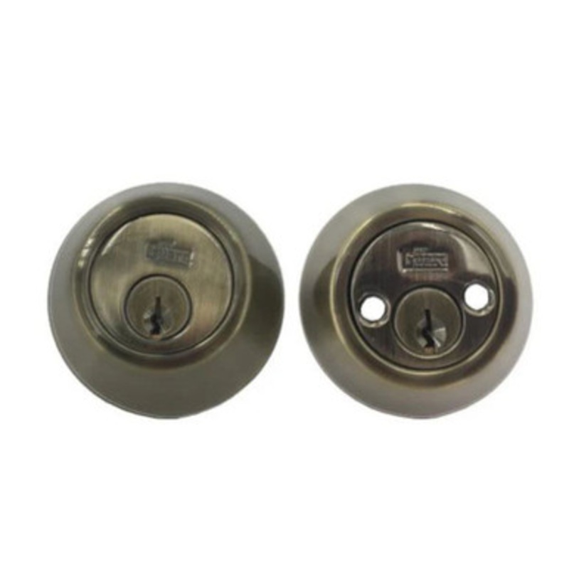 DeGuard Heavy Duty Double Cylinder Deadbolt Lock – Antique Brass Finish
