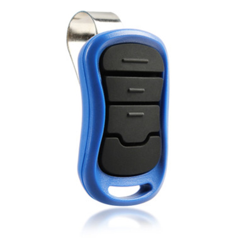 GARAGE DOOR OPENER VISOR REMOTE 3BTN FOR GENIE BLUE SHELL DESIGN G3T