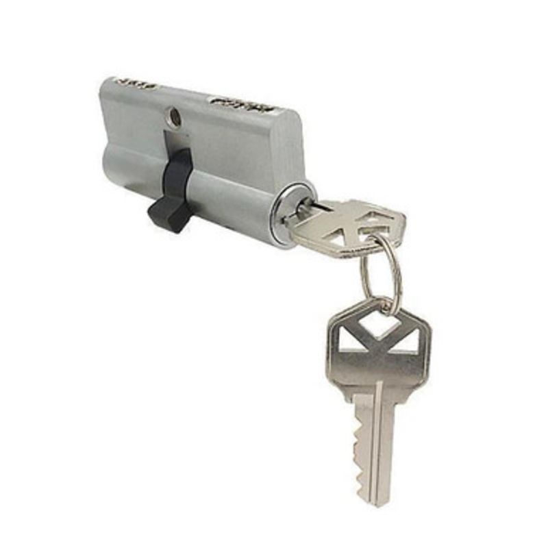 Kenaurd Profile Cylinder  Double Sided  26D  Satin Chrome – (SC4) (2-3/4 70mm)