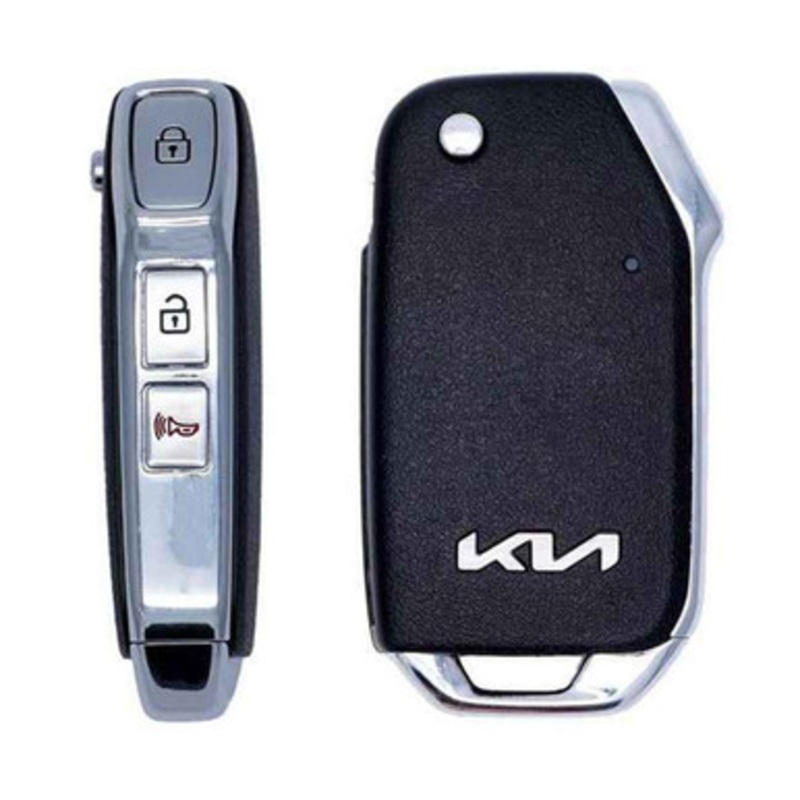 Kia 3 Button Remote Flip Key SY5SKRGE03, 95430-R0000, 433 MHz – Refurbished, Grade A